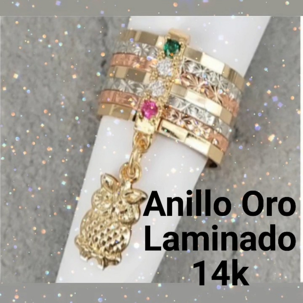 Gold plated ring